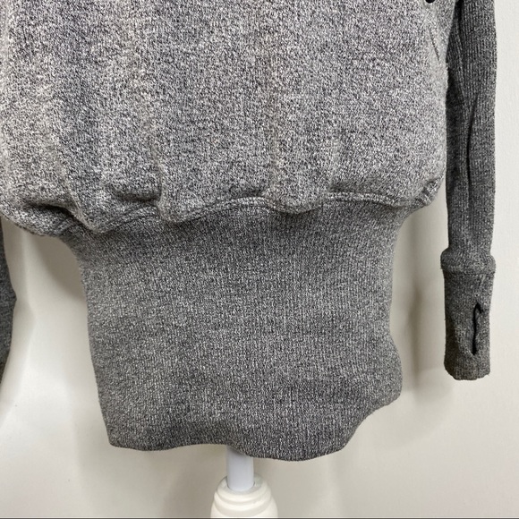 Sweaty Betty Cowl Neck Long Sweatshirt Gray - Picture 8 of 12
